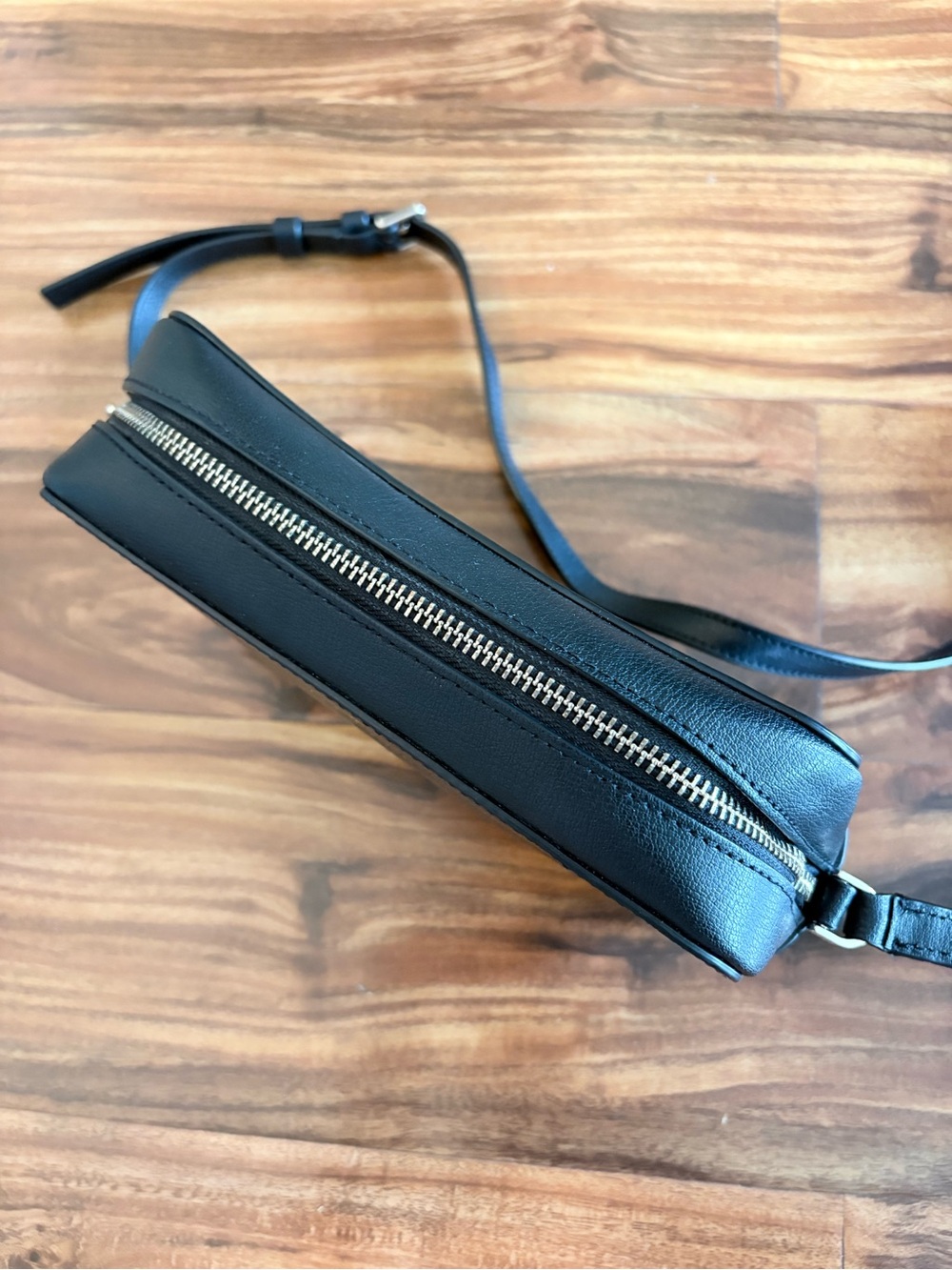 Kate Spade Harper Black Leather Crossbody Bag Camera Purse - Picture 6 of 16